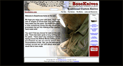Desktop Screenshot of boseknives.com